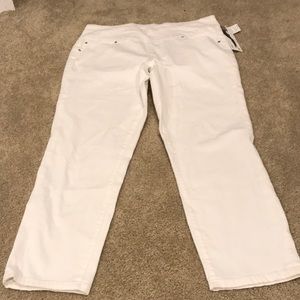 Jag Sz 14 white high rise pull on Jeans